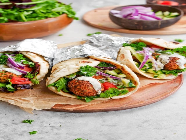 Falafel Gyro.
