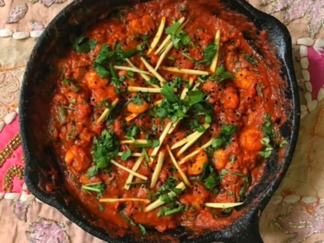 Jumbo Shrimp Karahi.