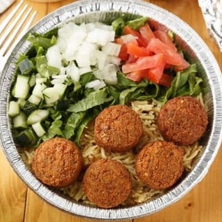 Falafel Over Rice