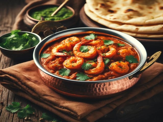 Shrimp Tikka Masala.