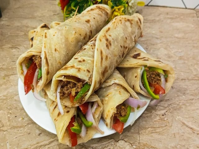 Mix Paratha Roll.