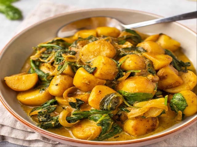 Saag Aloo.