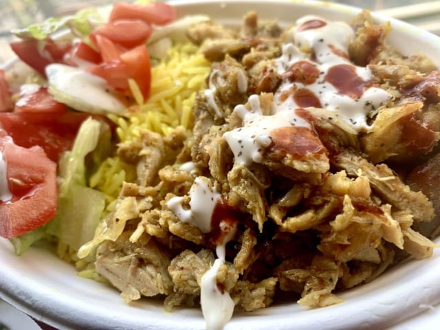 Chicken Over Rice.