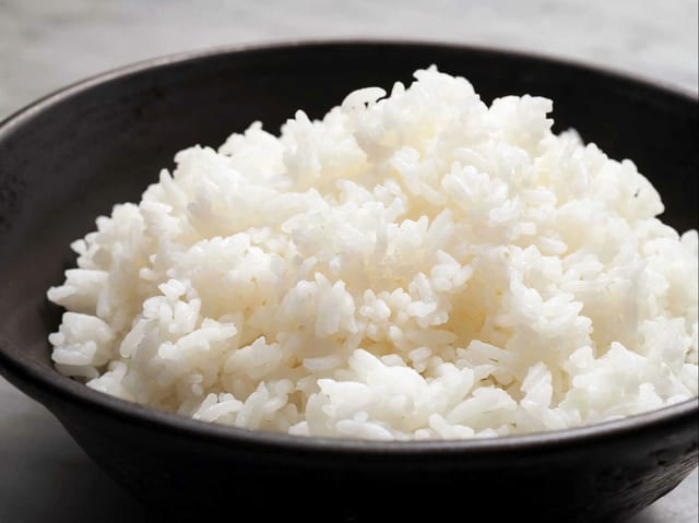 Plain Rice.