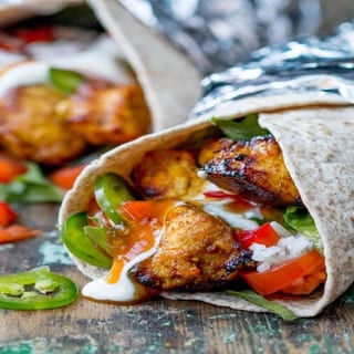 Chicken Tikka Wrap Roll